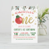 ああ~おもしろいは一つ誕生日招待状 招待状 (スタンド正面)