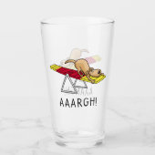 ああ！おもしろい犬敏捷性テーター タンブラーグラス (正面)