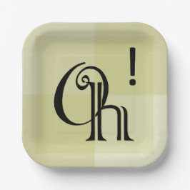 ああ！おもしろい、全モダン大事な行事サプライズお祝い ペーパープレート