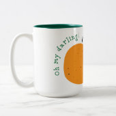 ああ、かわいいクレメンチン! ツートーンマグカップ (左)