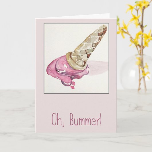 ああ、がっかり! カード (黄色い花)