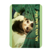 「ああ、これが命だ!」 ビーグル3x4冷蔵庫用マグネット マグネット (縦)