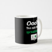 ああ!これはスプレッドシートを呼び出す コーヒーマグカップ (正面右)