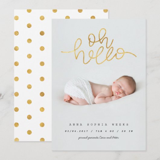 ああ、こんにちは (正面/裏面)