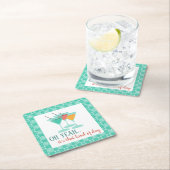 ああ…そんな日だ スクエアペーパーコースター (インサイチュ)