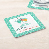 ああ…そんな日だ スクエアペーパーコースター (アングル)