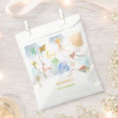 ああ、どのように時間が水の色の凧の誕生日を飛ぶ フェイバーバッグ (クリップ留めされた状態)