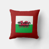 「ああ、なにがあったの？」 クッション (裏面)