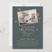 ああ、なんて一年だ!レビュー年金ゴールドとグレー1写真 シーズンカード (正面)