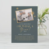 ああ、なんて一年だ!レビュー年金ゴールドとグレー1写真 シーズンカード (スタンド正面)