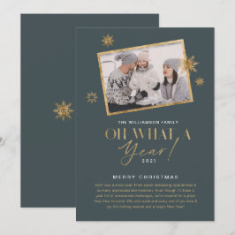 ああ、なんて一年だ!レビュー年金ゴールドとグレー1写真 シーズンカード