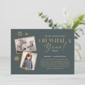 ああ、なんて一年だ!レビュー年金ゴールドとグレー2写真 シーズンカード (スタンド正面)