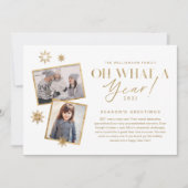 ああ、なんて一年だ!レビュー年金ゴールドホワイト2写真 シーズンカード (正面)