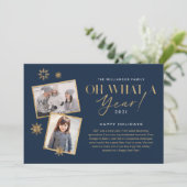 ああ、なんて一年だ!Year in Review金ゴールドとNavy 2の写真 シーズンカード (スタンド正面)