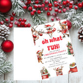 ああ、なんて楽しい、親切でおかしい変わったクリスマストリト 招待状