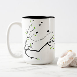 ああ、なんて美しい朝のマグカップ ツートーンマグカップ