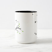 ああ、なんて美しい朝のマグカップ ツートーンマグカップ (中央)