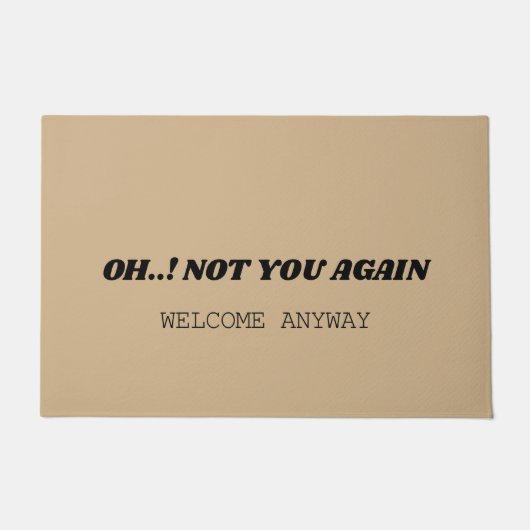 ああ、またお前じゃない ドアマット (正面)