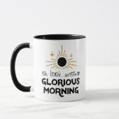 ああ、もう素敵な朝のコーヒーマグ マグカップ (左)