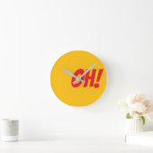 ああ！-もしご存知でしょ ラウンド壁時計 (ホーム)