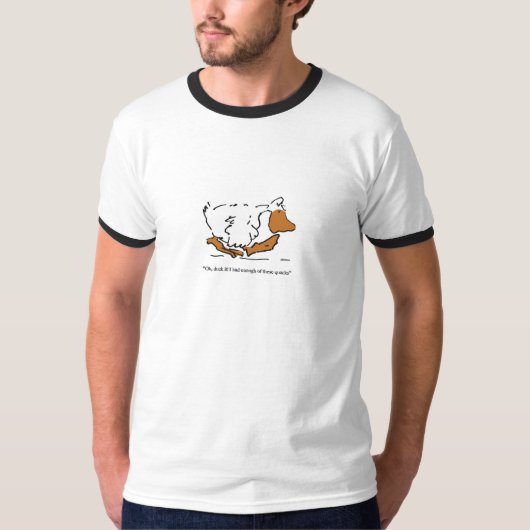 ああ、アヒル Tシャツ (正面)