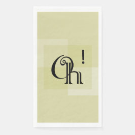 ああ！エレガントモダンタイポグラフィ誕生祝い