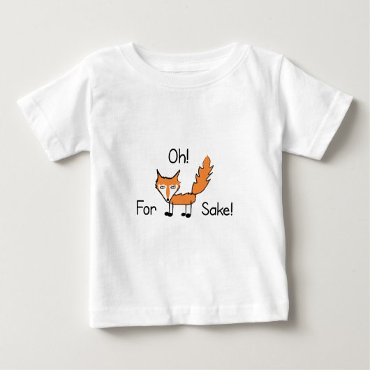 ああ! キツネの為のため! ベビーTシャツ (正面)