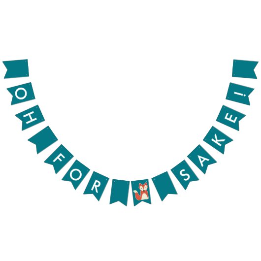 ああ、キツネの為の誕生日のために バンティングフラッグ (全)