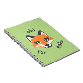 ああ！キツネ名目絵文字 ノートブック (右側)