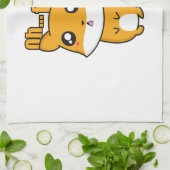 ああ…キツネ キッチンタオル (折り畳み)