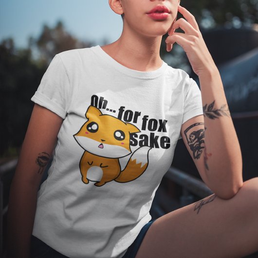 ああ…キツネ Tシャツ