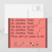 ああ、クリスマスは郵便はがきを扱います シーズンポストカード (正面/裏面)