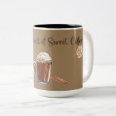 ああ、コーヒーの甘い香り ツートーンマグカップ (正面右)