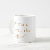 ああ、コーヒーはどこにありますか。 コーヒーマグカップ (正面左)