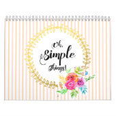 ああ、シンプル! カレンダー (カバー)