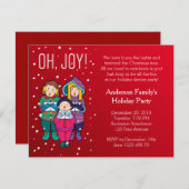 ああ！ジョイ！冬のパーティの招待状 招待状 (正面/裏面)