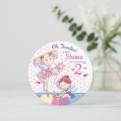 『ああ、トゥドルズ、かわいいバレエ少女』2歳 招待状 (スタンド正面)