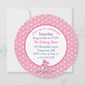 『ああ、トゥドルズ、かわいいバレエ少女』2歳 招待状 (裏面)