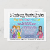 ああ!ナセマルティーニレシピはがき ポストカード (正面/裏面)