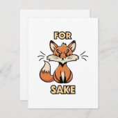 ああ、フォックス酒 エンクロージャーカード (正面/裏面)