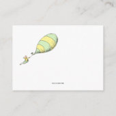 ああ、ベビー、あなたが行く場所ベビーおむつラッフル エンクロージャーカード (裏面)