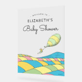 ああ、ベビー、あなたが赤ちゃんシャワーに行く場所 アクリルサイン (傾斜)