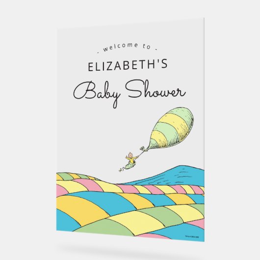 ああ、ベビー、あなたが赤ちゃんシャワーに行く場所 アクリルサイン (傾斜)