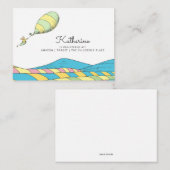 ああ、ベビー、あなたが赤ちゃんシャワーに行く場所 エンクロージャーカード (正面/裏面)