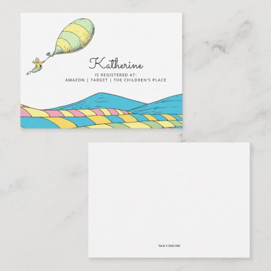 ああ、ベビー、あなたが赤ちゃんシャワーに行く場所 エンクロージャーカード (正面/裏面)