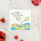 ああ、ベビー、あなたが赤ちゃんシャワーに行く場所 スタンダードカクテルナプキン (インサイチュ)