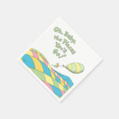 ああ、ベビー、あなたが赤ちゃんシャワーに行く場所 スタンダードカクテルナプキン (角)