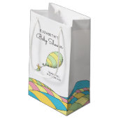 ああ、ベビー、あなたが赤ちゃんシャワーに行く場所 スモールペーパーバッグ (裏面アングル)