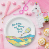 ああ、ベビー、あなたが赤ちゃんシャワーに行く場所 ペーパープレート (パーティー)