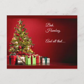 「ああ。ペテン師。そして全ては…」ツリーとプレゼント ポストカード